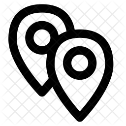 256x256 Distance Icon Of Line Style