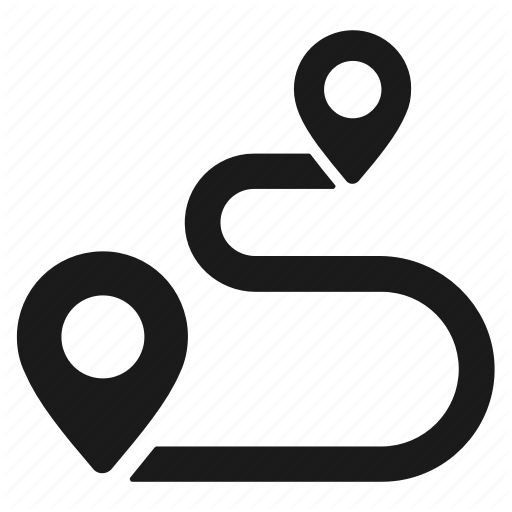 512x512 Distance, Location, Map Icon