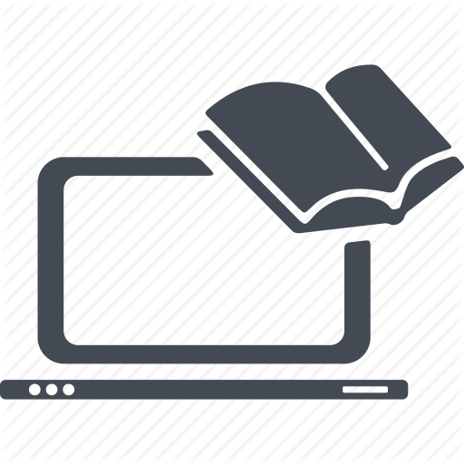 512x512 Book, Computer, Distance Learning, Ebook, Laptop Icon