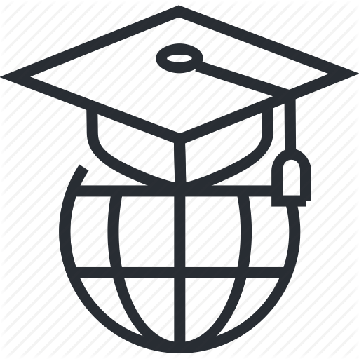 512x512 Certificate, Distance, Education, Graduate, Line, Thin, University