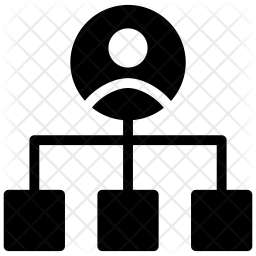 256x256 Work Distribution Icon Of Glyph Style