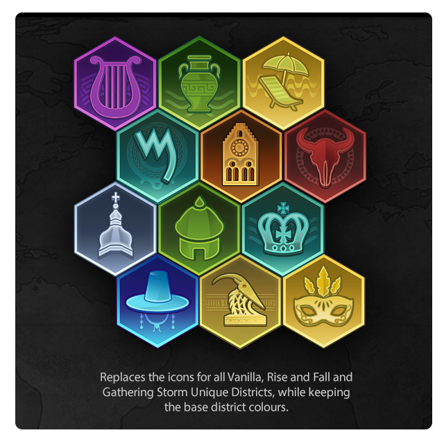 640x640 Steam Workshop Unique District Icons