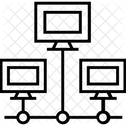 256x256 Disturbed Database Icon Of Line Style