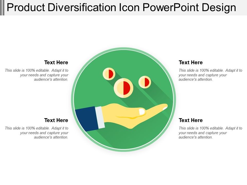 960x720 Product Diversification Icon Powerpoint Design Powerpoint Slide