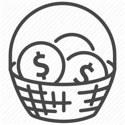 512x512 Basket, Diversification, Income, Investing, Money, Passive, Risk Icon