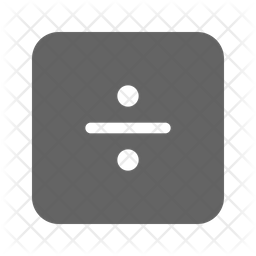 256x256 Divide Icon Of Glyph Style