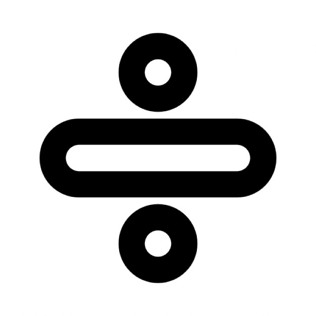 626x626 Divide Outline Icons Free Download
