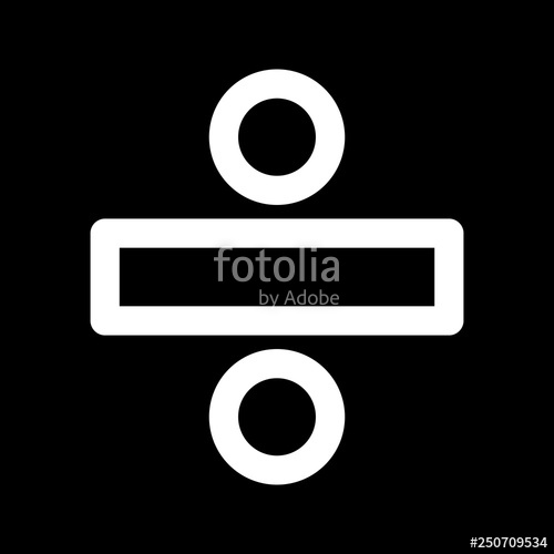 500x500 Vector Divide Icon Stock Image And Royalty Free Vector