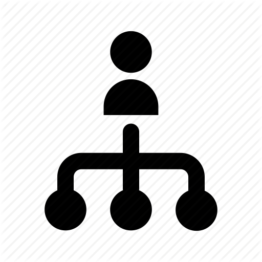 512x512 Divide, Management, Outsource, User Icon