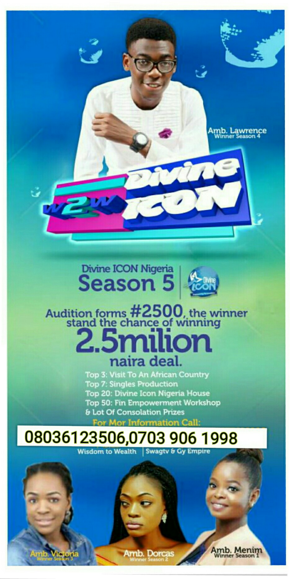 935x1869 Officially Sales Of Forms For Divine Icon Talent Hunt Enugu