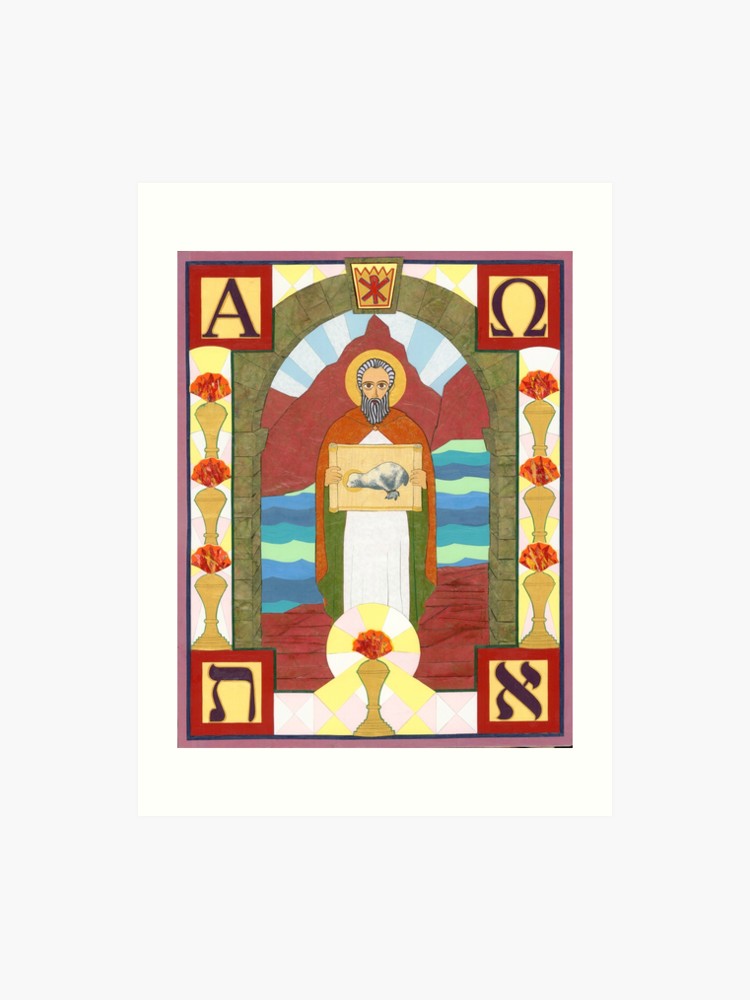 750x1000 St John The Divine Icon Art Print