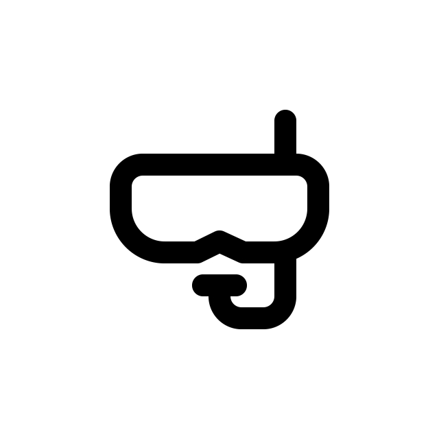 640x640 Diving Icon Vector Illustration In Line Style For Any Purpose