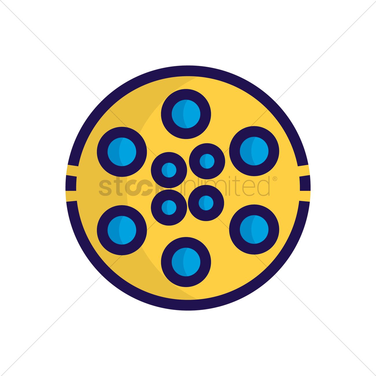 1300x1300 Cell Division Icon Vector Image