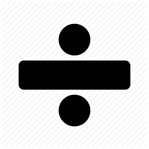 512x512 Calculation, Divide, Division, Maths, Sign, Symbols Icon