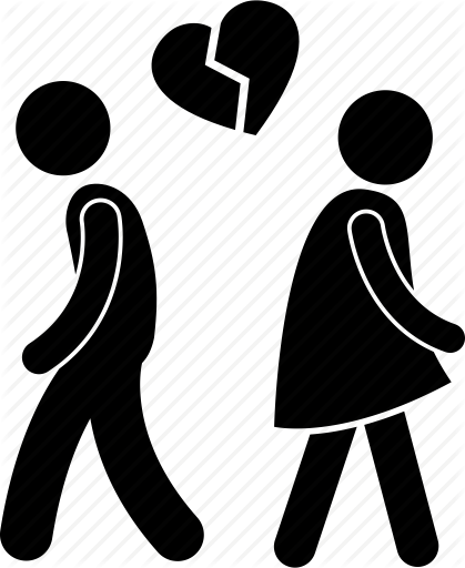 419x512 Apart, Breaking Up, Breakup, Divorce, Fight, Man, Woman Icon
