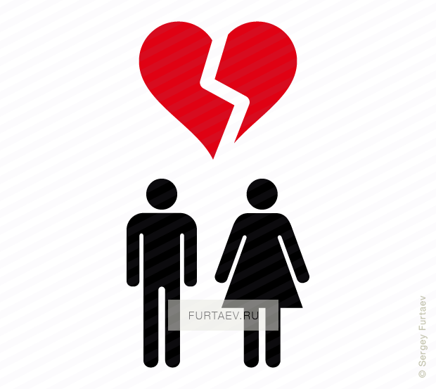 620x553 Divorce Vector Icon