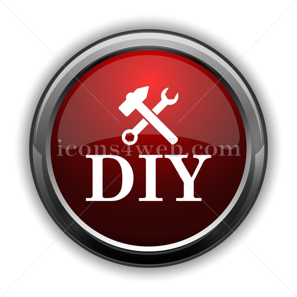 Diy Icon Red Glossy Web Icon With Shaddow 600x600 Diy Icon Red Glossy Web Icon With Shaddow