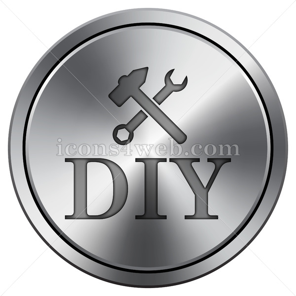 Diy Icon Round Icon Imitating Metal 600x600 Diy Icon Round Icon Imitating Metal