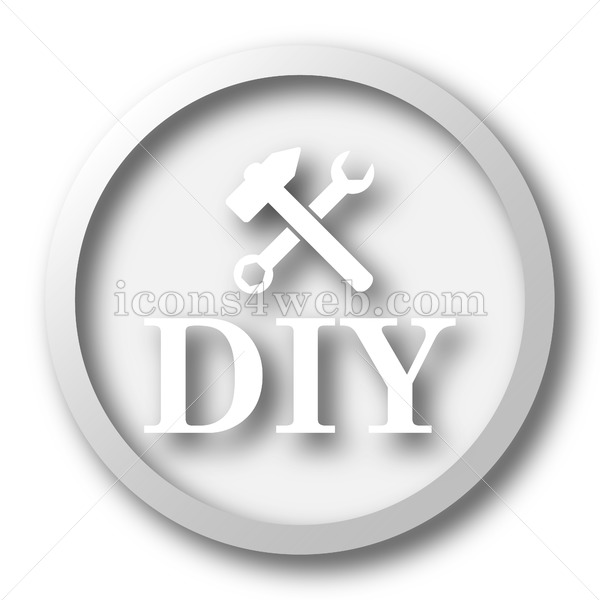 Diy White Icon Diy White Button 600x600 Diy White Icon Diy White Button