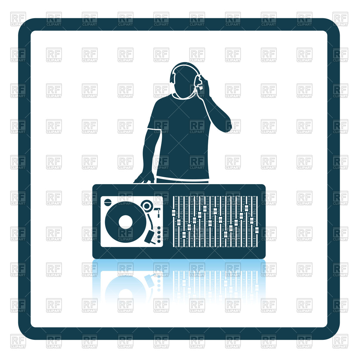 1200x1200 Dj Icon Vector Image Of Signs, Symbols, Maps Angelp