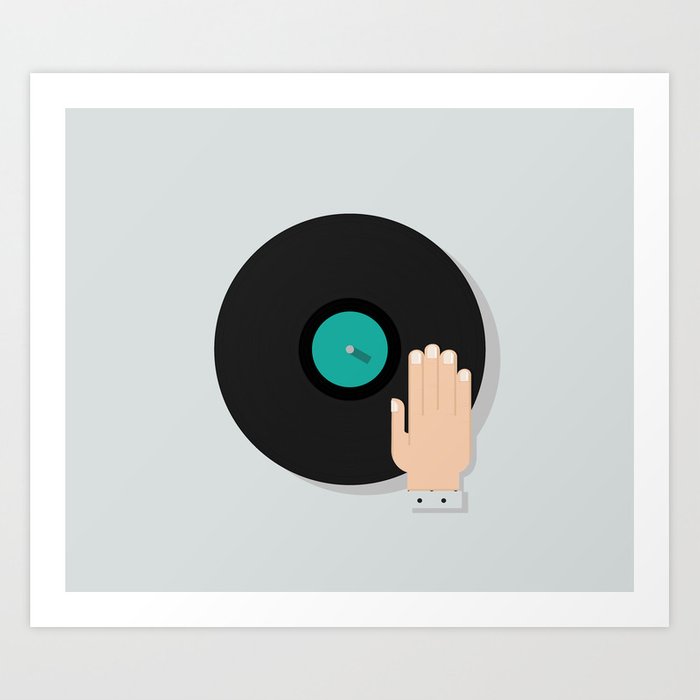 700x700 Dj Icon Art Print