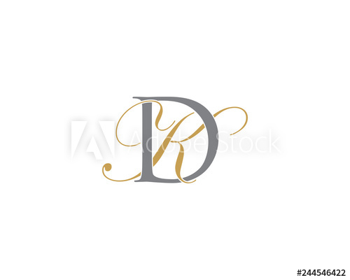 Dk Kd Letter Logo Icon 500x400 Dk Kd Letter Logo Icon