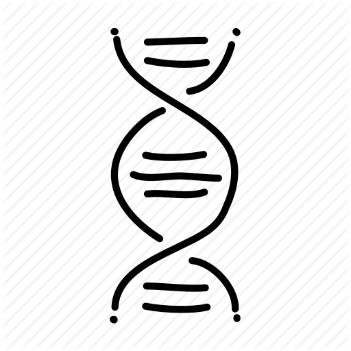 512x512 Dna, Double Helix, Genetics, Health, Hospital, Medical, Sketch Icon
