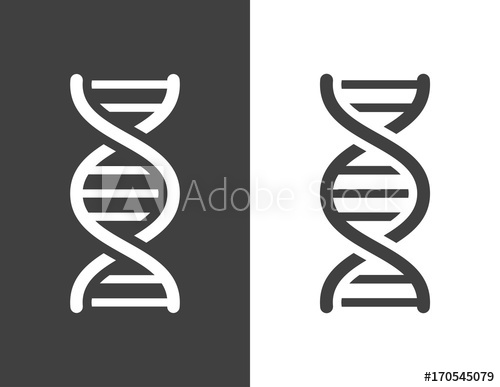 500x387 Vector Dark Grey Dna Helix Icon