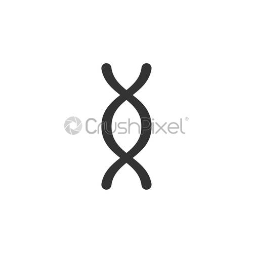 500x500 Dna Icon Graphic Design Template Vector, Stock Vector Crushpixel