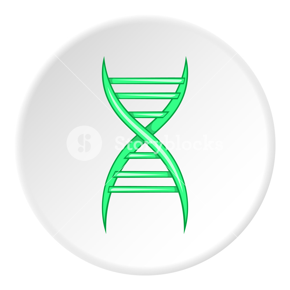 1000x1000 Dna Icon Cartoon Illustration Of Dna Icon For Web Royalty Free