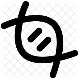 256x256 Dna Icon Of Glyph Style