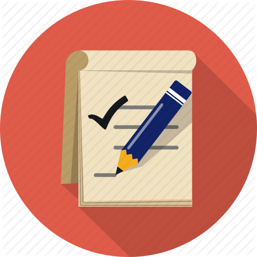 512x512 Business, Checklist, Notebook, Pen, Report, Survey, To Do Icon