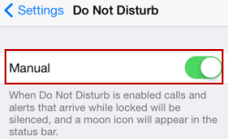 Do Not Disturb Icon On Iphone