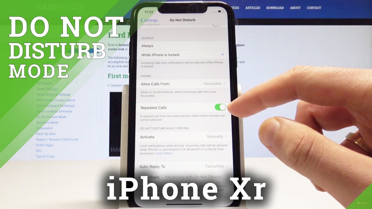 1280x720 Do Not Disturb Mode In Apple Iphone Xr