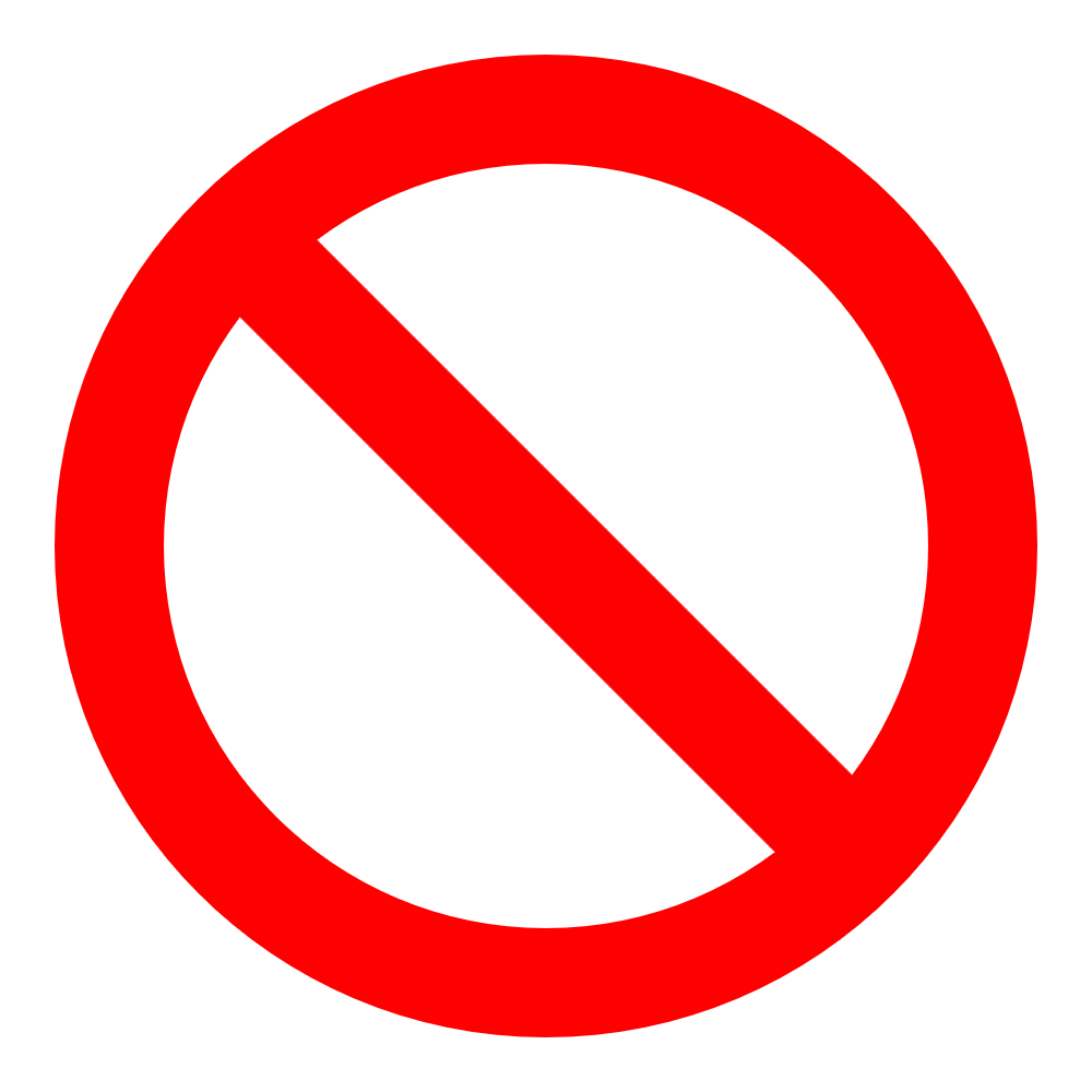 1000x1000 Do Not Sign Icon Png