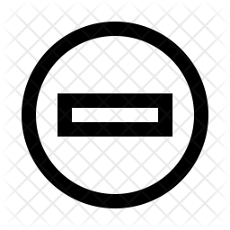 256x256 Do Not Disturb Icon Of Line Style