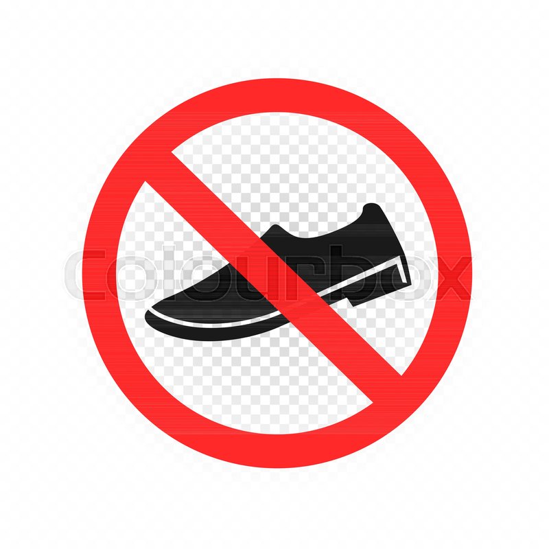 800x800 Do Not Stand Here Sign Icon On White Stock Vector Colourbox