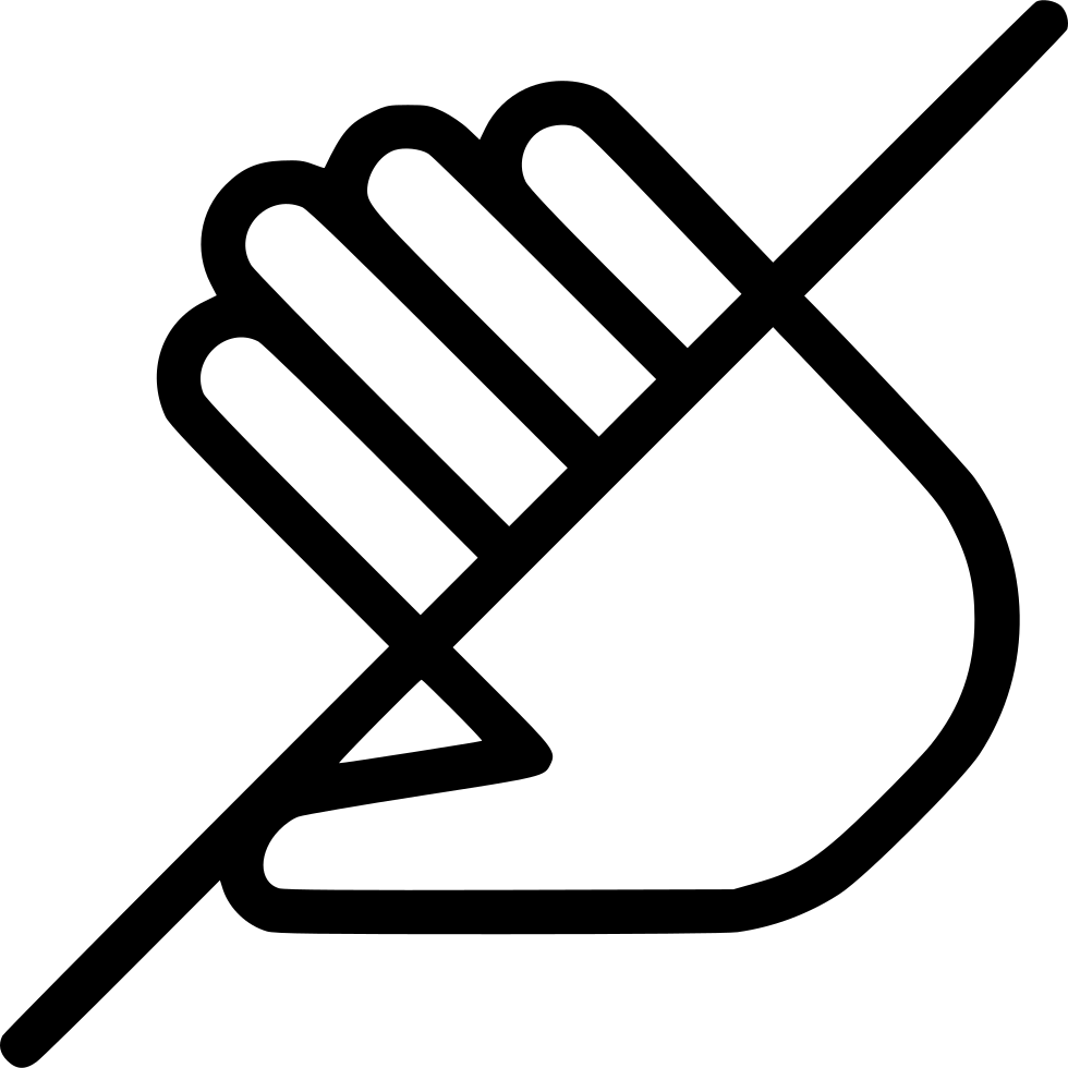 980x980 Dont Touch Clipart