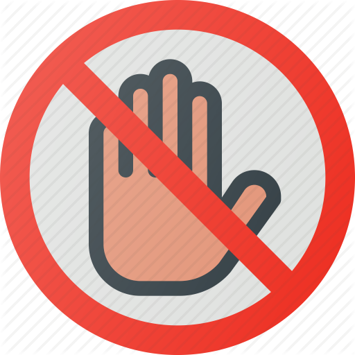 512x512 Do, Enter, Find, Map, Not, Sign, Wayfinding Icon