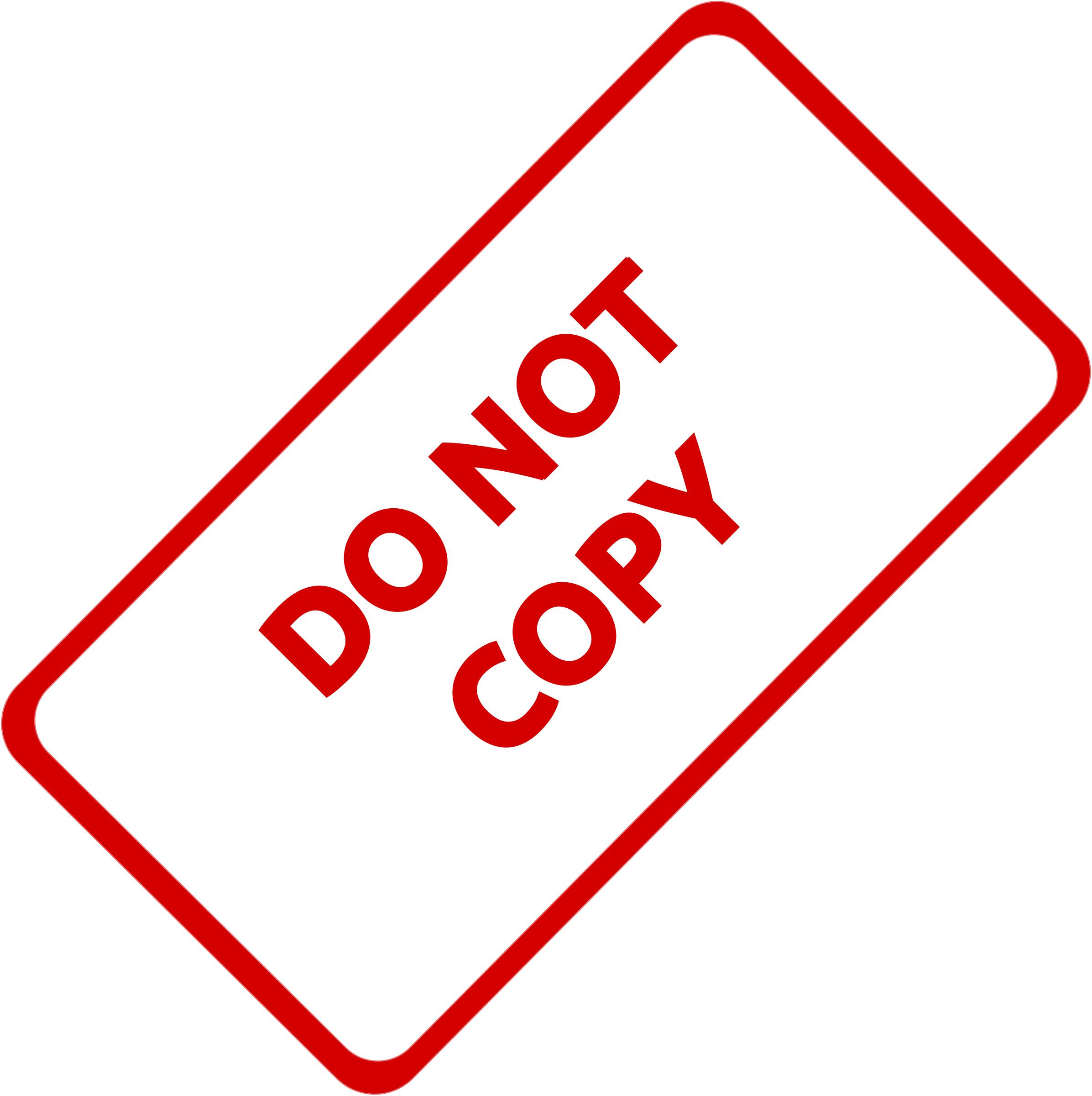 2393x2400 Do Not Copy Business Stamp Icons Png