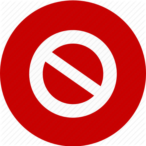 512x512 Do Not Do, Error, Stop, Violation, Warning Icon