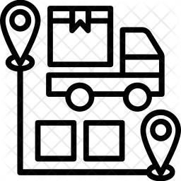 256x256 Cross Dock Icon Of Line Style