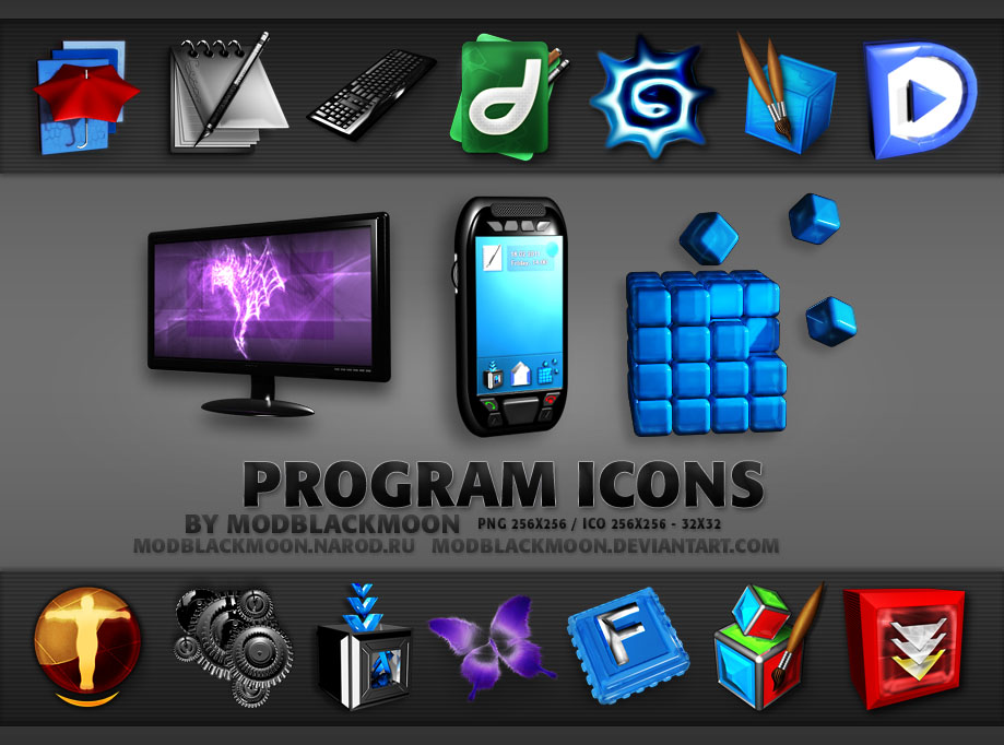 919x682 Modblackmoon's Dark Gothic Hi Tech Desktop Icons And Ip Themes