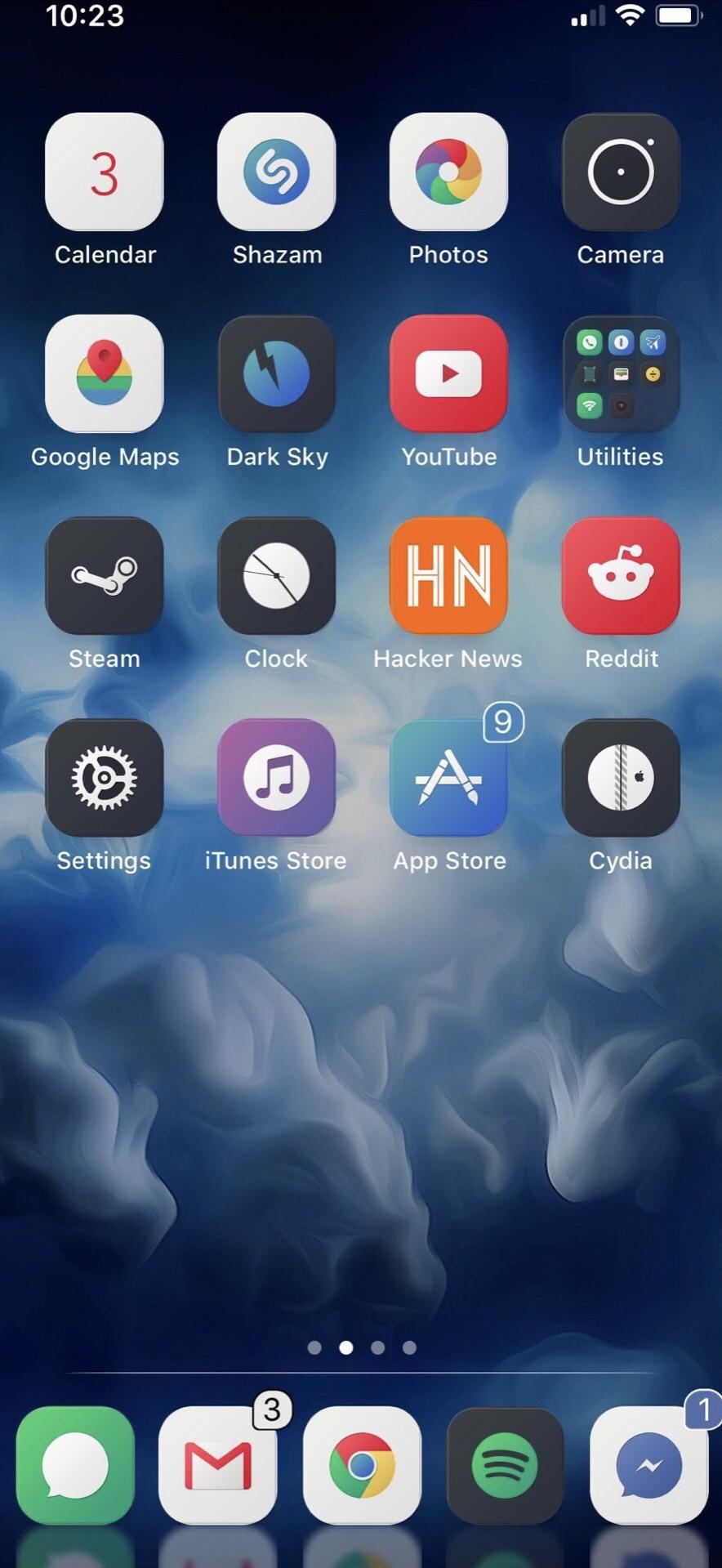 884x1919 Question Does Anyone Know The Icon Pack Or Dock Tweak For That