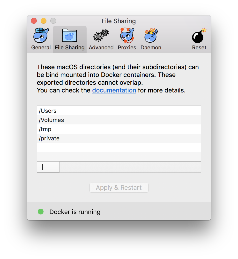 docker on mac instruction