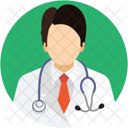 256x256 Doctor Icon Of Flat Style