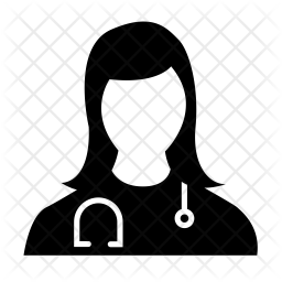 256x256 Doctor Icon Of Glyph Style