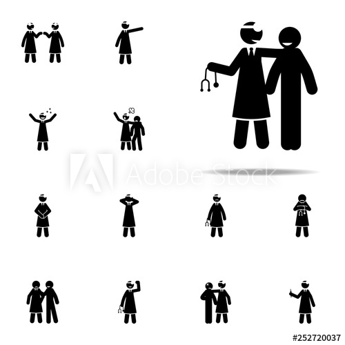 500x500 Doctor, Patient Icon Doctor Icons Universal Set For Web