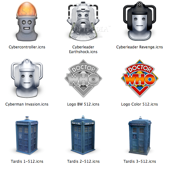 543x557 Doctor Who Desktop Icons Some Doctor Who Icons Screenshot