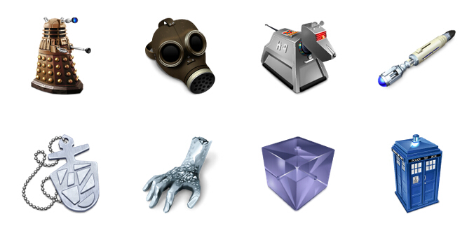 676x326 Designer Doctor Who Computer Png Icon